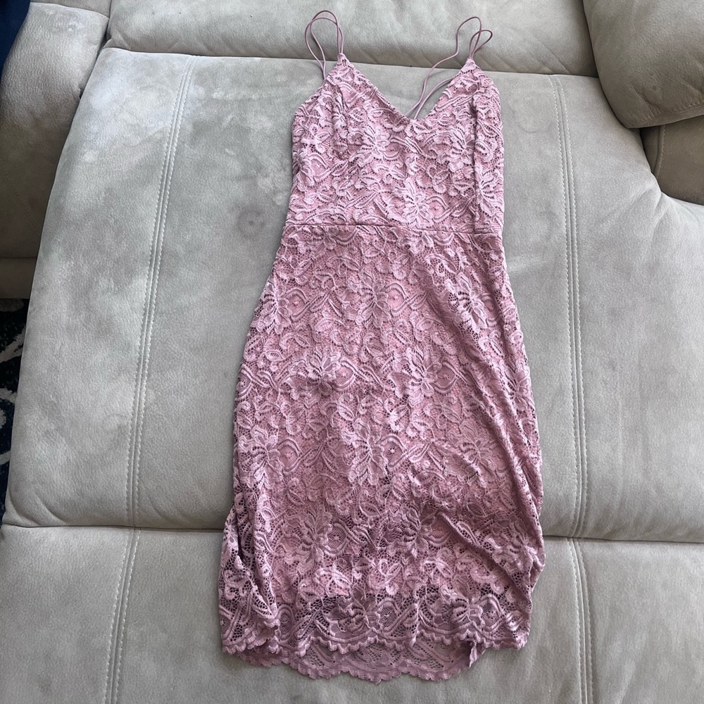 Fancy Blush colored strappy dress